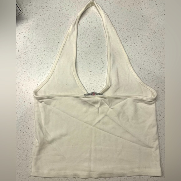 Brandy Melville white crop top, one size - Picture 2 of 3